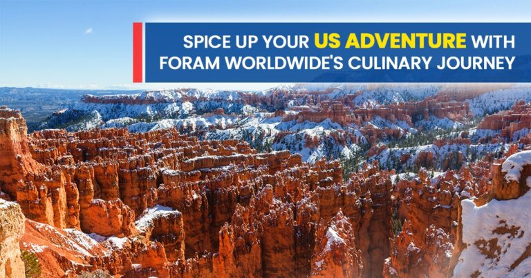 Spice Up Your US Adventure with Foram Worldwide's Culinary Journey