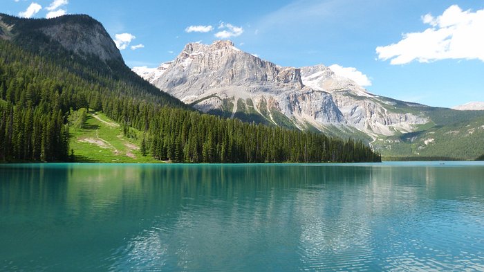 Yoho National Park in Canada with waterfalls, lakes, and mountain scenery