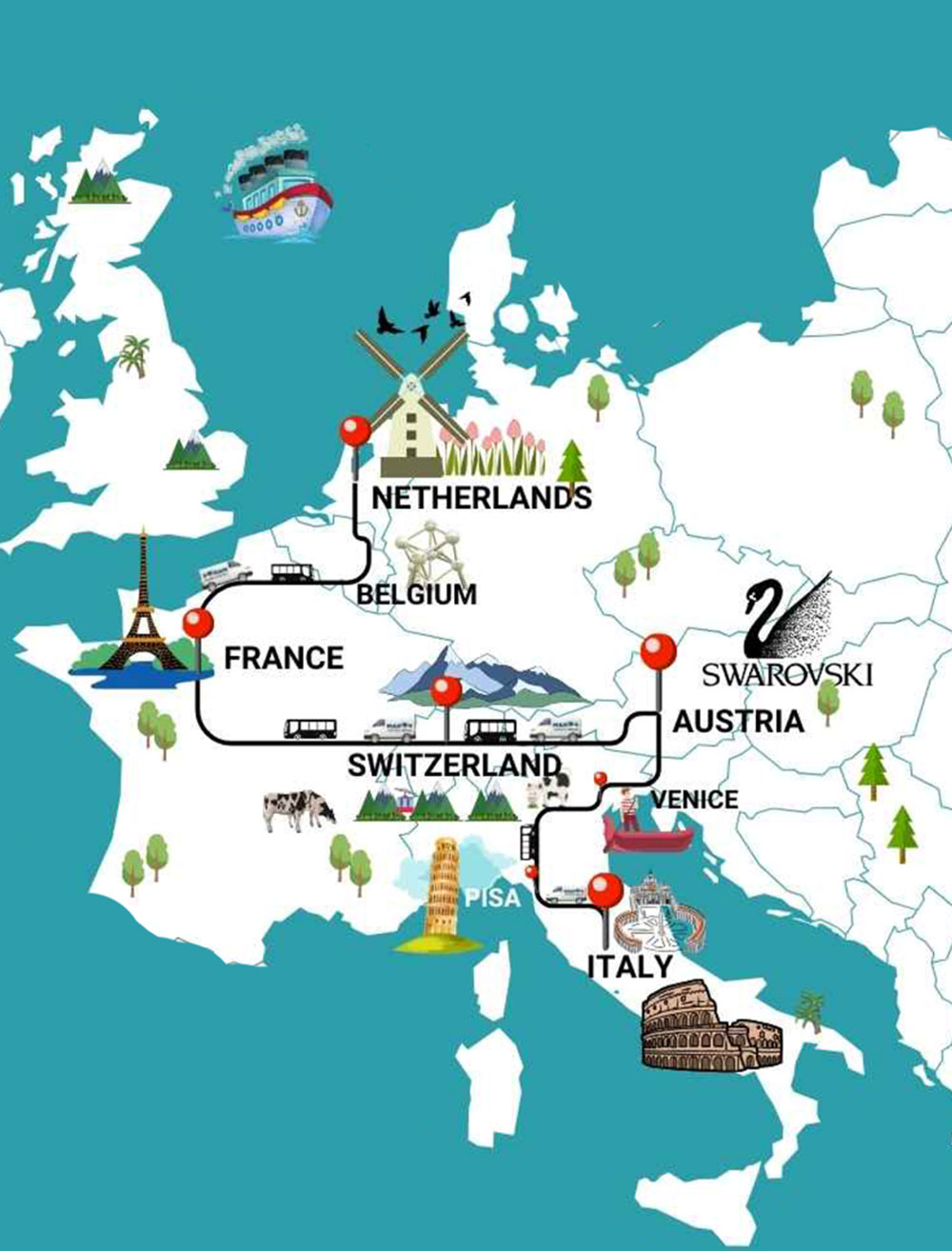 Europe TOURS OVER VIEW