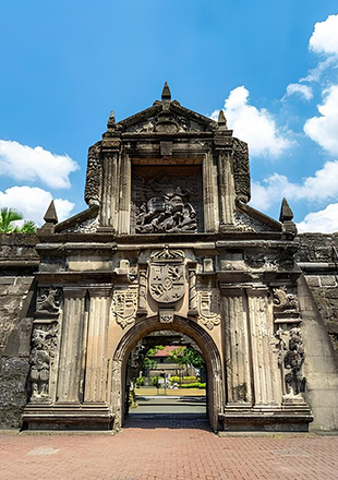 Intramuros, the historic walled city in Manila